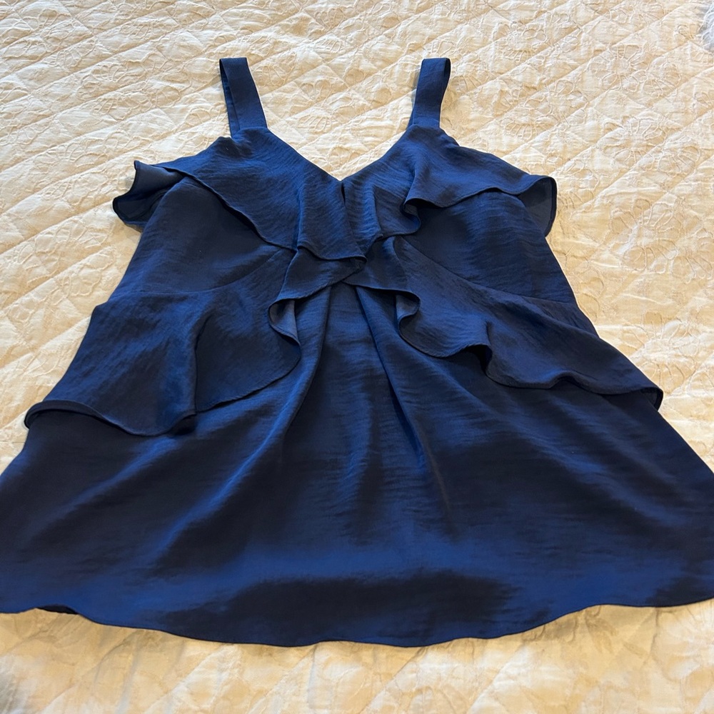 Michael Kors Dark Blue Top Small